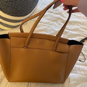 Tory Burch Leather tote Bag tan Robinson
